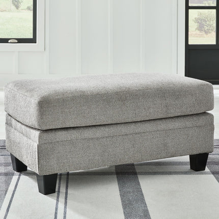 Davinca - Charcoal - Ottoman Benchcraft® 