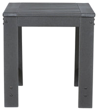 Thumbnail for Amora - Charcoal Gray - Square End Table - Tony's Home Furnishings