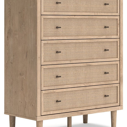 Cielden - Two-tone - Five Drawer Wide Chest - Tony's Home Furnishings