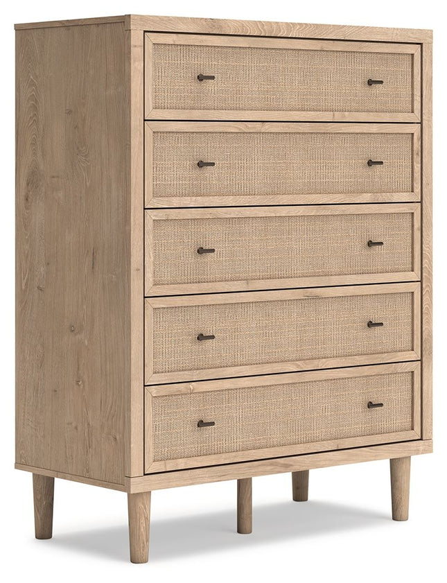 Cielden - Two-tone - Five Drawer Wide Chest - Tony's Home Furnishings