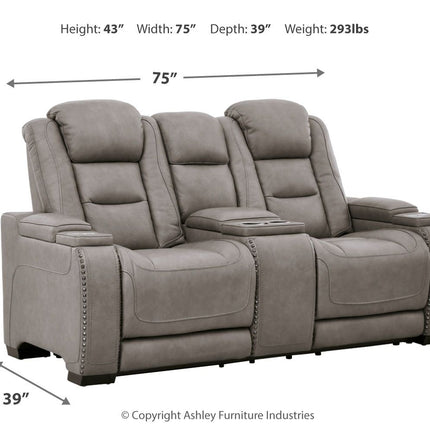 The Man-Den - Power Reclining Loveseat Ashley Furniture 