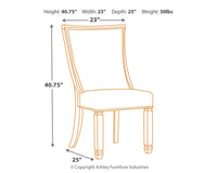 Thumbnail for Bolanburg - Brown / Beige - Dining Uph Side Chair (Set of 2) - Lattice Back - Tony's Home Furnishings