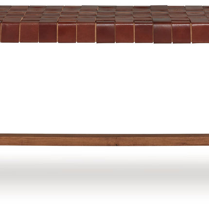 Lemmund - Natural / Brown - Accent Bench Signature Design by Ashley® 