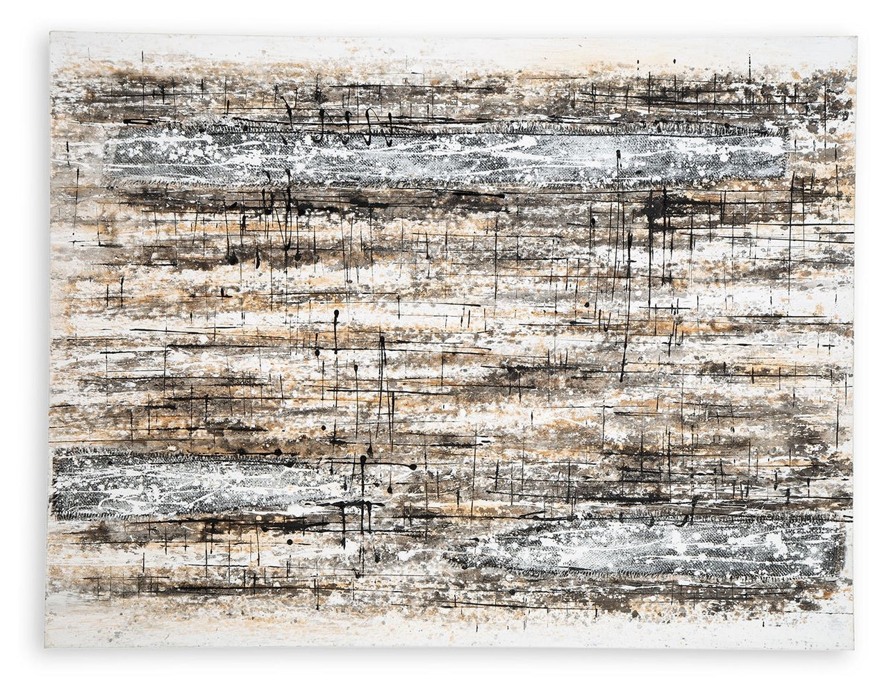 Grateville - Gray / Brown - Wall Art - Tony's Home Furnishings