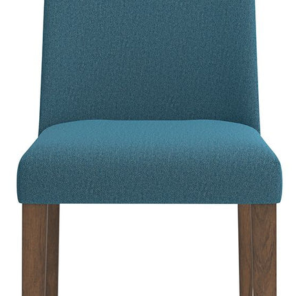 Lyncott - Blue / Brown - Dining Uph Side Chair (Set of 2) Signature Design by Ashley® 