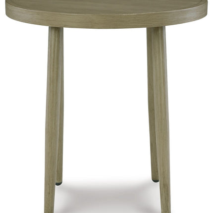 Swiss Valley - Beige - Round End Table Signature Design by Ashley® 