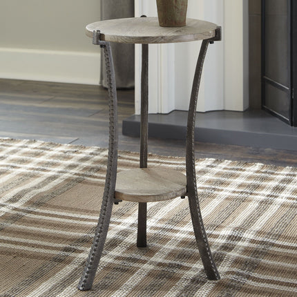 Enderton - White Wash / Pewter - Accent Table Ashley Furniture 