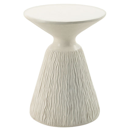 Duane - Accent Table - Natural White Finish ACME 