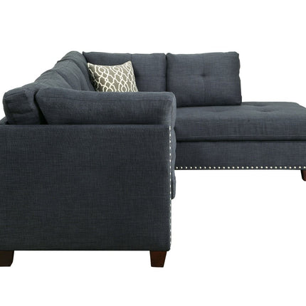 Laurissa - Sectional Sofa & Ottoman (2 Pillows) ACME 