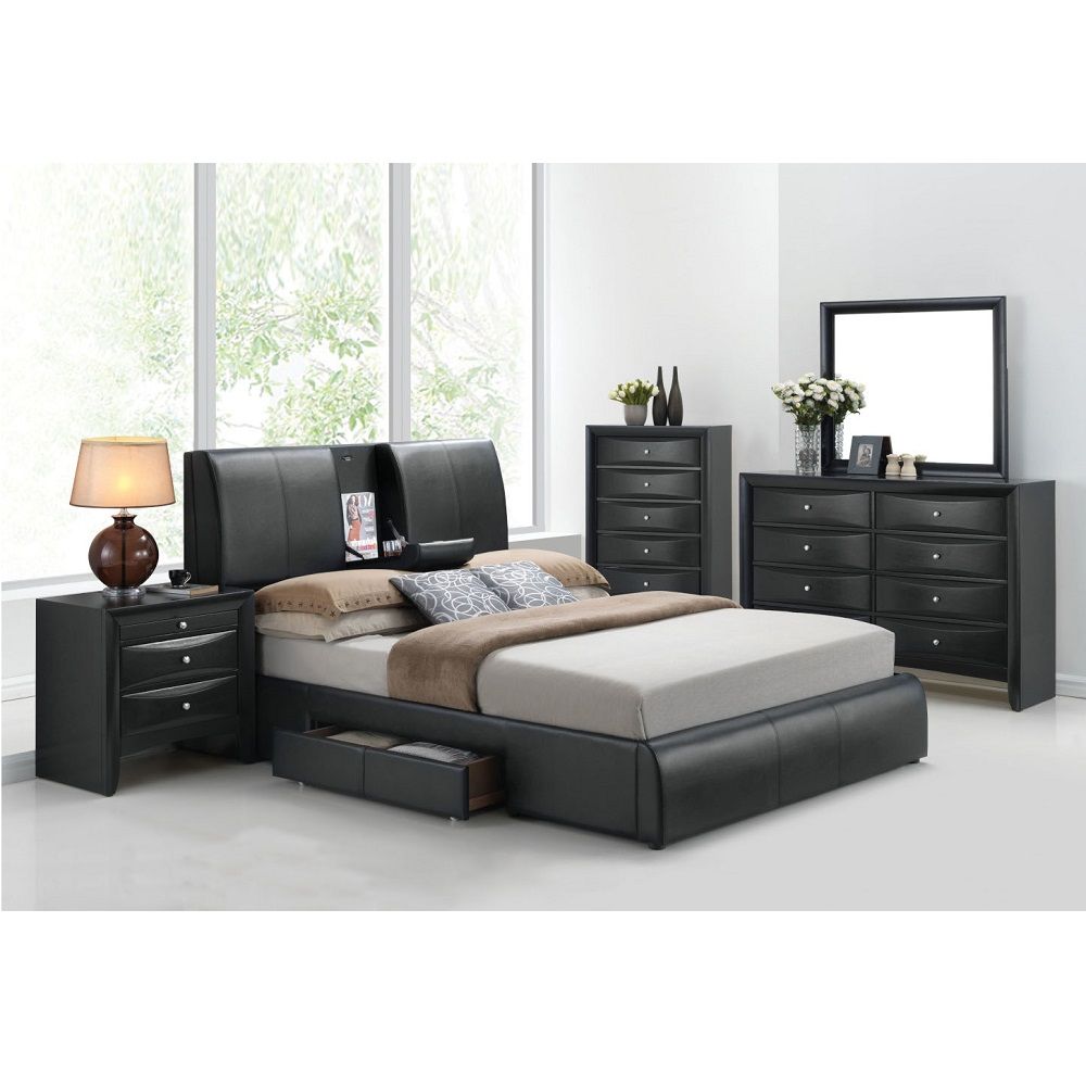 Kofi - Bed w/Storage - Tony's Home Furnishings