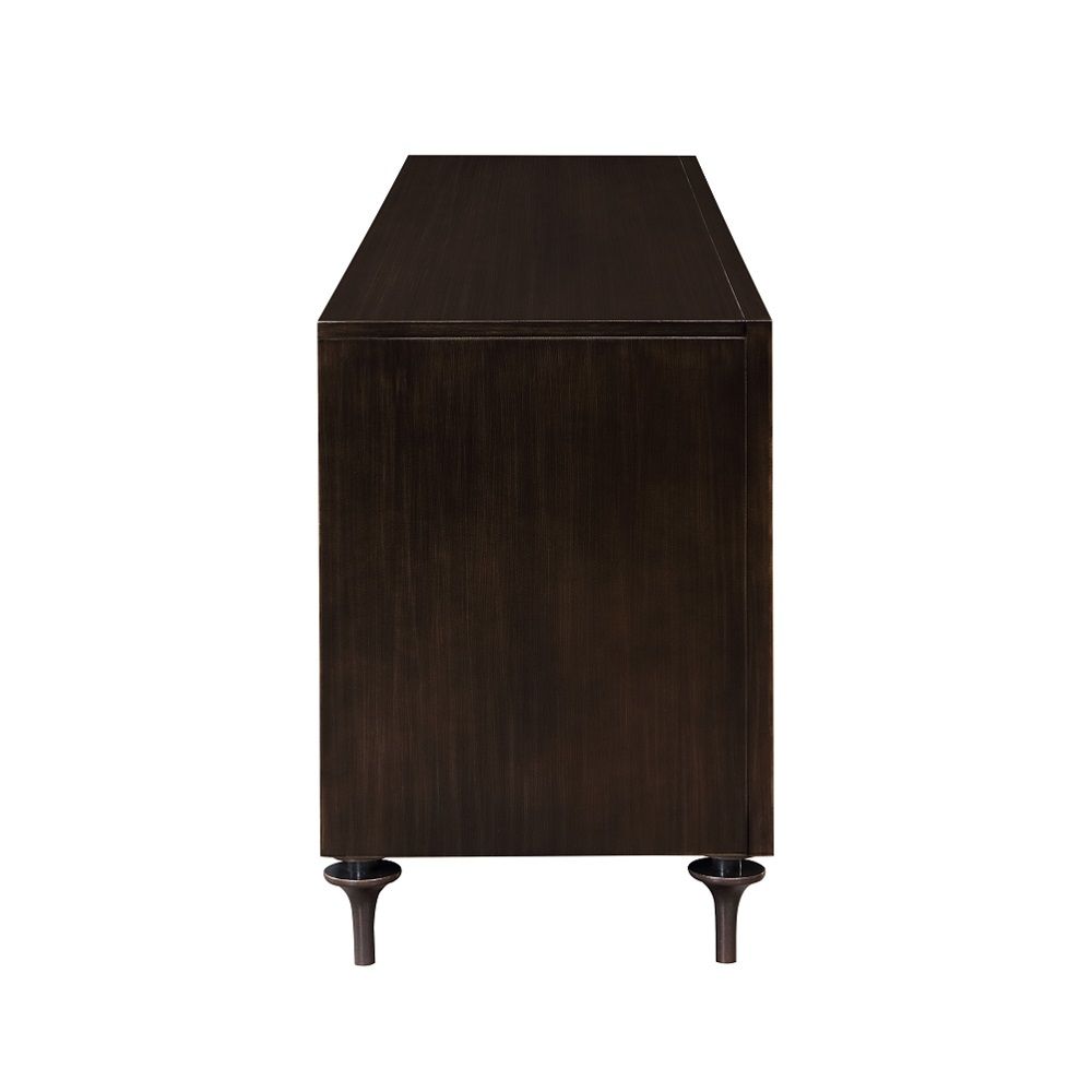 Diya - Console Cabinet - Forged Bronze & Espresso ACME 