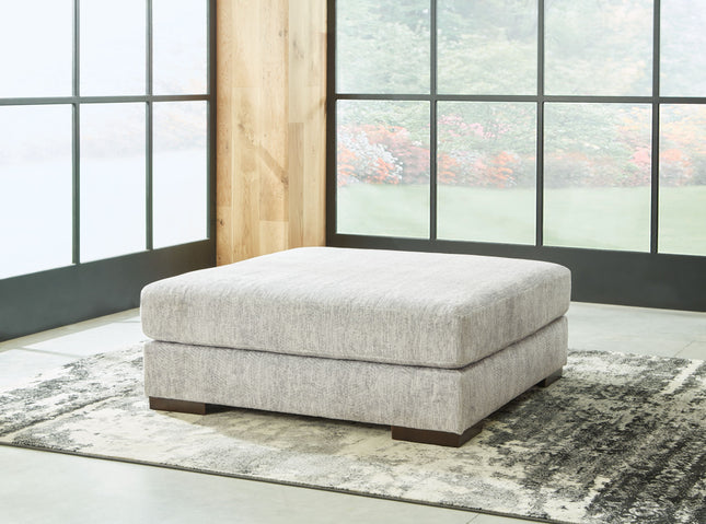 Regent Park - Pewter - Oversized Accent Ottoman Ashley Furniture 