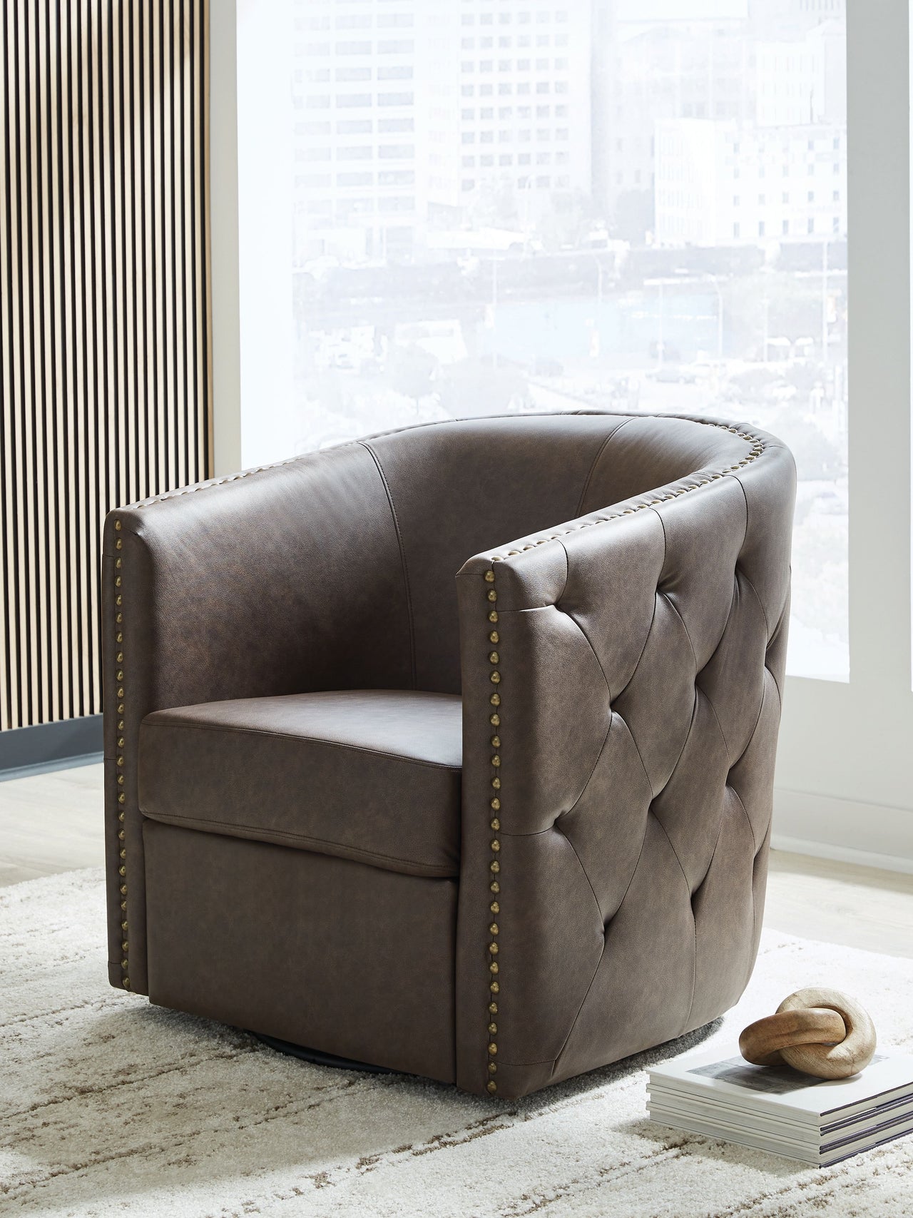 Brentlow - Swivel Accent Chair - Tony's Home Furnishings