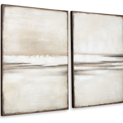 Brockdunn - Tan / Brown - Wall Art Set (Set of 2) Signature Design by Ashley® 