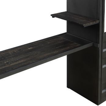 Cargo - Twin Bed - Gunmetal Finish - Tony's Home Furnishings
