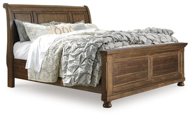 Flynnter - Sleigh Bed - Tony's Home Furnishings