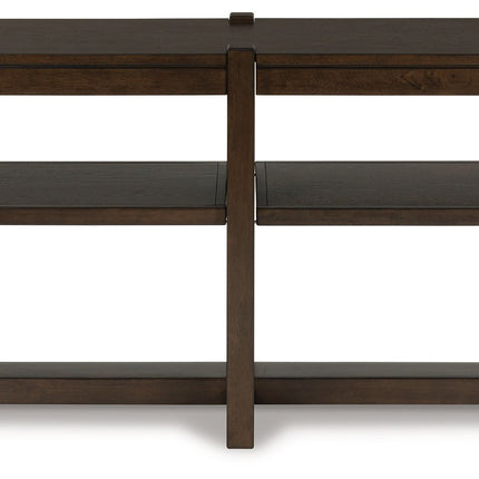 Breckington - Dark Brown - Sofa Table Signature Design by Ashley® 