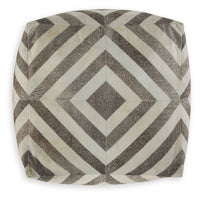 Thumbnail for Hartselle - Brown - Pouf - Tony's Home Furnishings