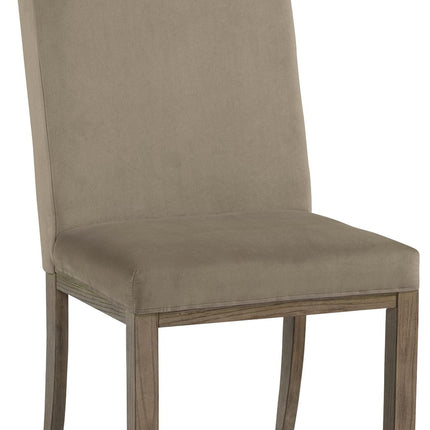 Chrestner - Gray / Brown - Dining Uph Side Chair (Set of 2) Signature Design by Ashley® 