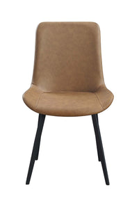 Abiram - Side Chair (Set of 2) - Brown PU ACME 
