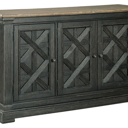 Tyler - Black / Gray - Dining Room Server Ashley Furniture 