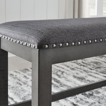 Myshanna - Gray - Double Uph Bench Signature Design by Ashley® 