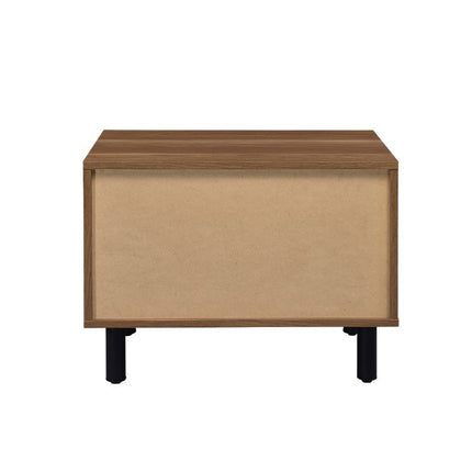 Trolgar - Accent Table - Brown Oak & Black Finish ACME 