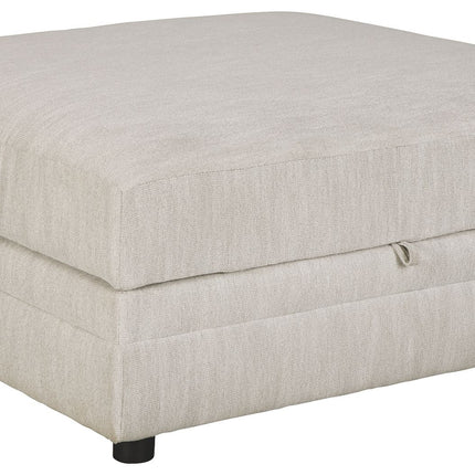 Neira - Fog - Ottoman With Storage Ashley Furniture 