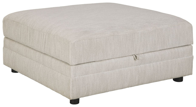 Neira - Fog - Ottoman With Storage Ashley Furniture 