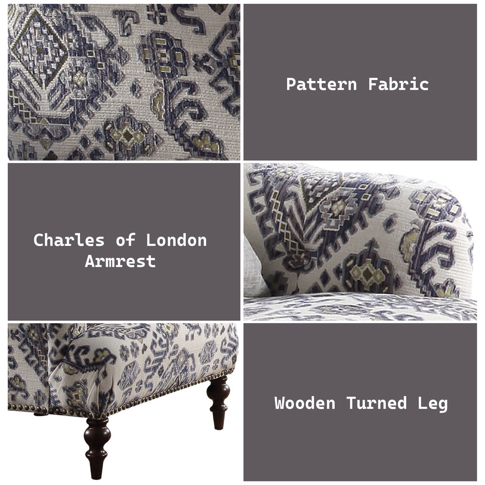 Saira - Chair - Pattern Fabric - Tony's Home Furnishings