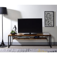 Jurgen - TV Stand - Oak & Black - Tony's Home Furnishings