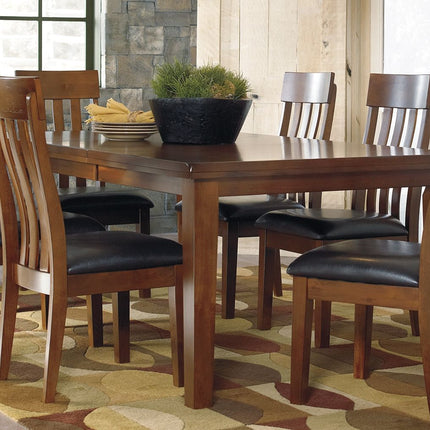 Ralene - Medium Brown - Rectangular Dining Room Butterfly Extension Table Signature Design by Ashley® 