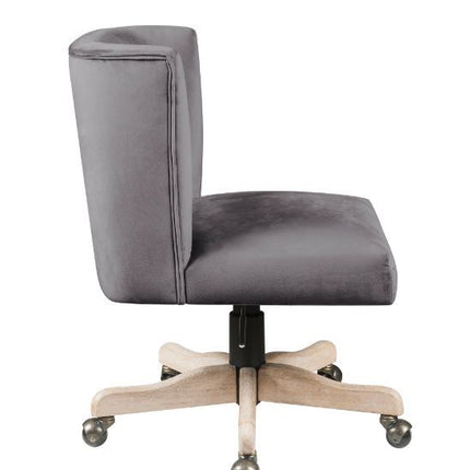 Cliasca - Office Chair - Gray Velvet ACME 