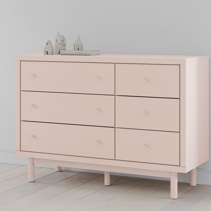 Wistenpine - Blush - Six Drawer Dresser Signature Design by Ashley® 