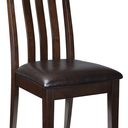 Haddigan - Dark Brown - Dining Uph Side Chair (Set of 2) Ashley Furniture 