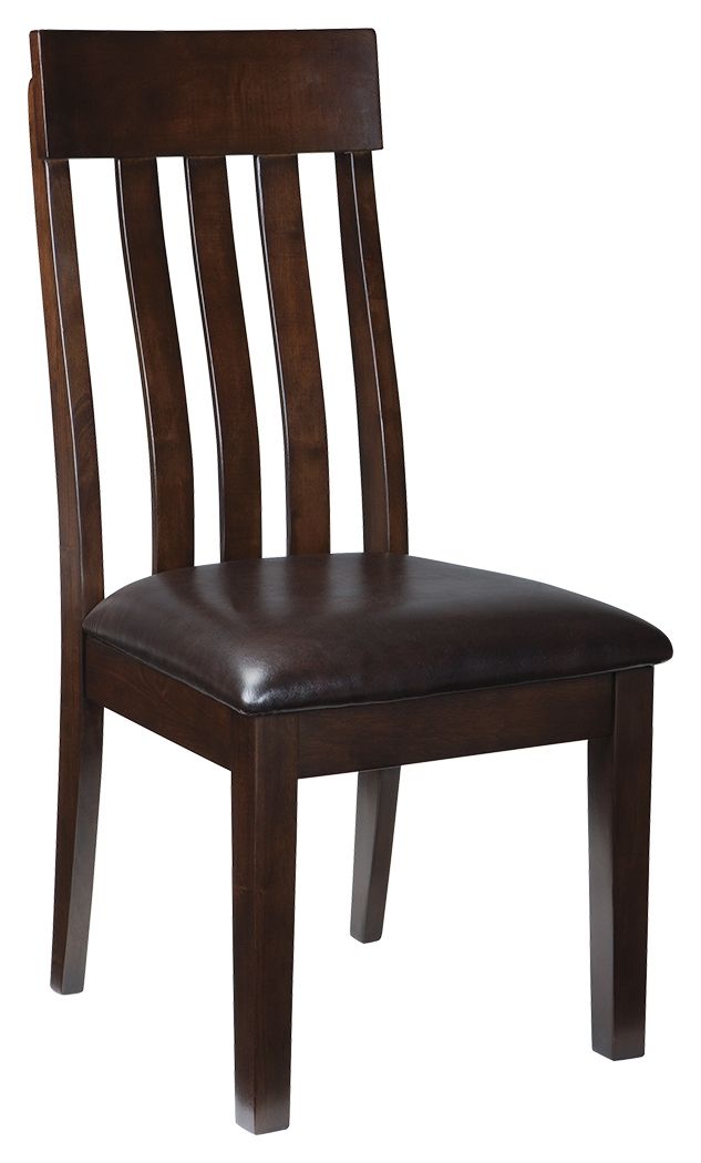 Haddigan - Dark Brown - Dining Uph Side Chair (Set of 2) Ashley Furniture 