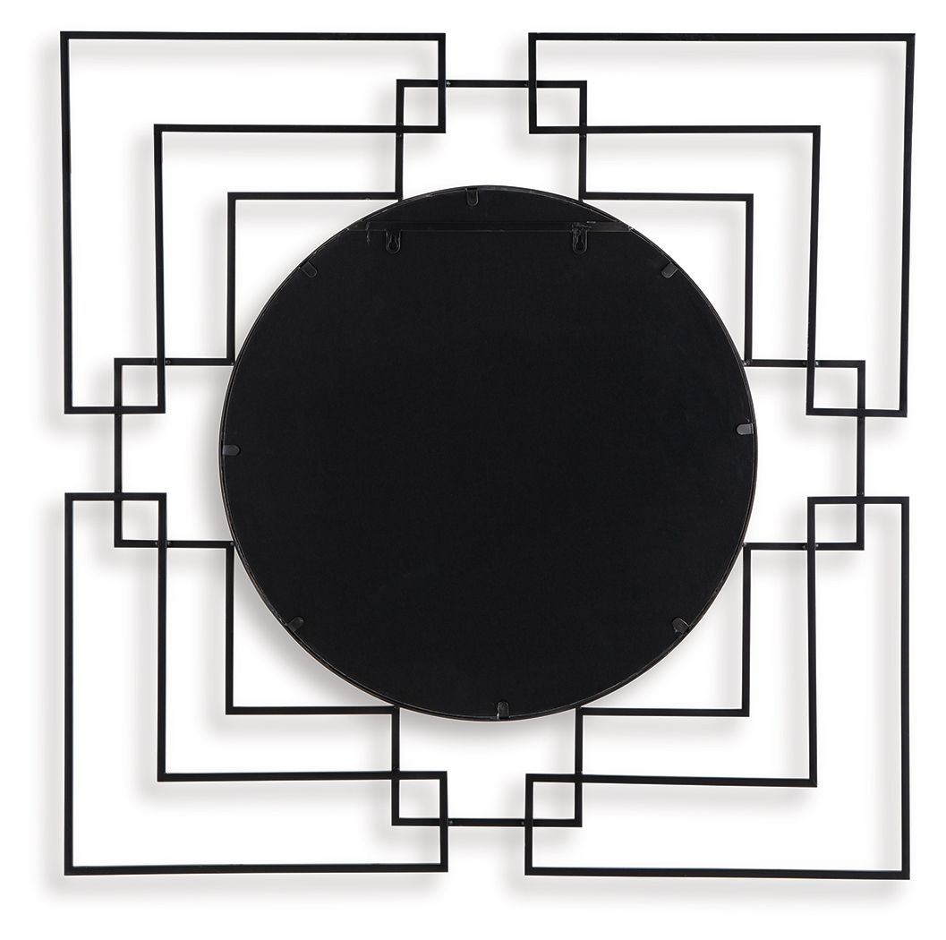Oceanal - Black / Gold Finish - Accent Mirror