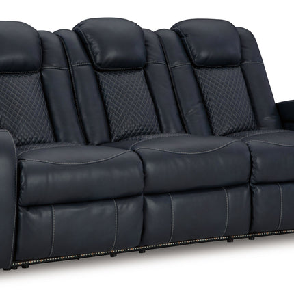 Fyne-dyme - Power Reclining Sofa With Adj Headrest Signature Design by Ashley® 