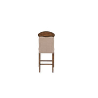 Maurice - Counter Height Chair (Set of 2) - Linen & Oak - Tony's Home Furnishings