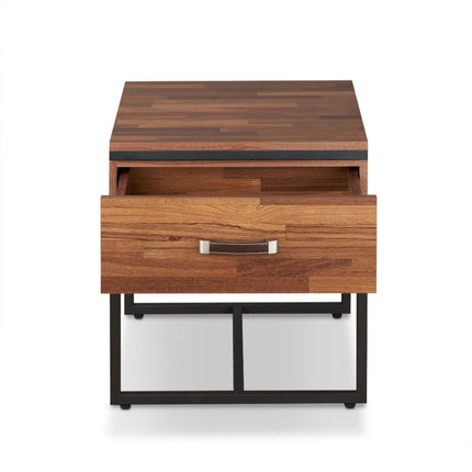 Sara - I - End Table - Walnut & Sandy Black ACME 