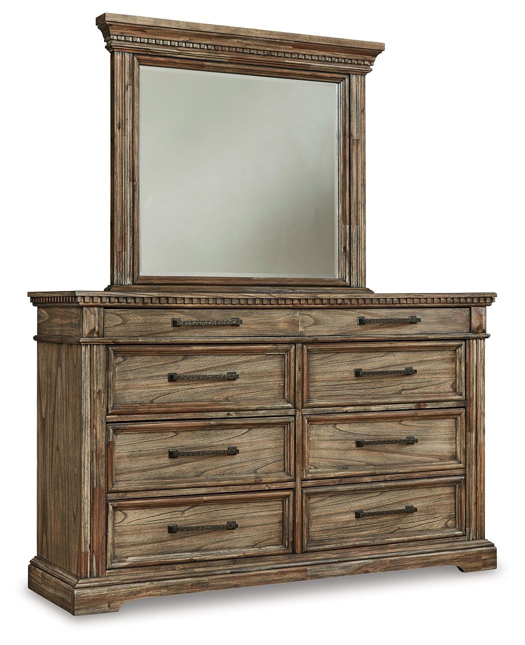 Markenburg - Brown - Dresser, Mirror - Tony's Home Furnishings
