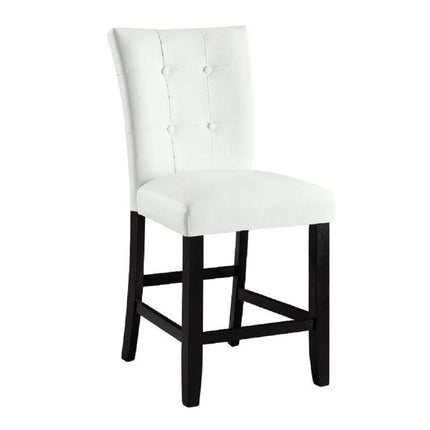 Sandoval - Side Chair (Set of 2) - Beige PU & Champagne Finish ACME 