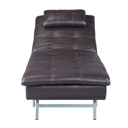 Padilla - Chaise - Brown Fabric ACME 