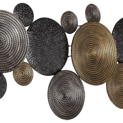 Emsley - Metallic / Black / Gray - Wall Decor Ashley Furniture 