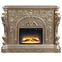 Zabrina - Fireplace - Antique Silver Finish - 49.5