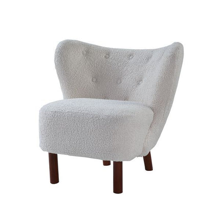 Zusud - Accent Chair - White Teddy Sherpa ACME 