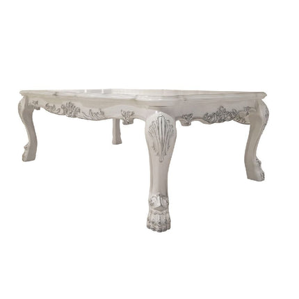 Dresden Coffee Table - Bone White Finish ACME 