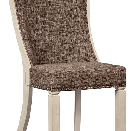 Bolanburg - Brown / Beige - Dining Uph Side Chair (Set of 2) - Lattice Back Signature Design by Ashley® 