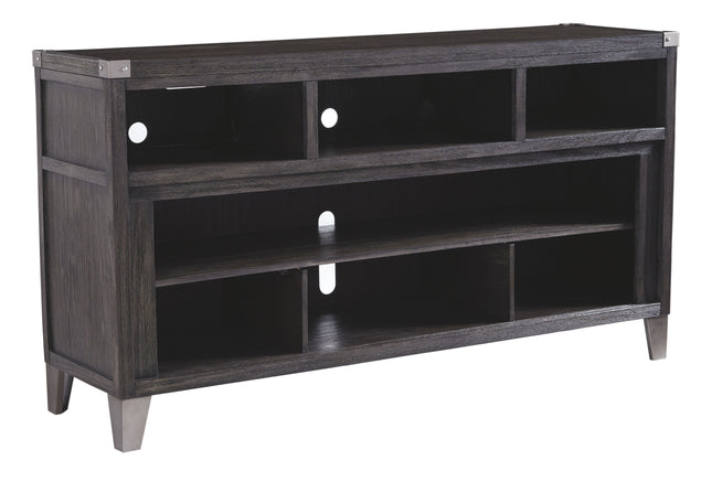 Todoe - Gray - LG TV Stand W/Fireplace Option Ashley Furniture 