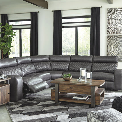 Samperstone - Power Reclining Sectional Signature Design by Ashley® 